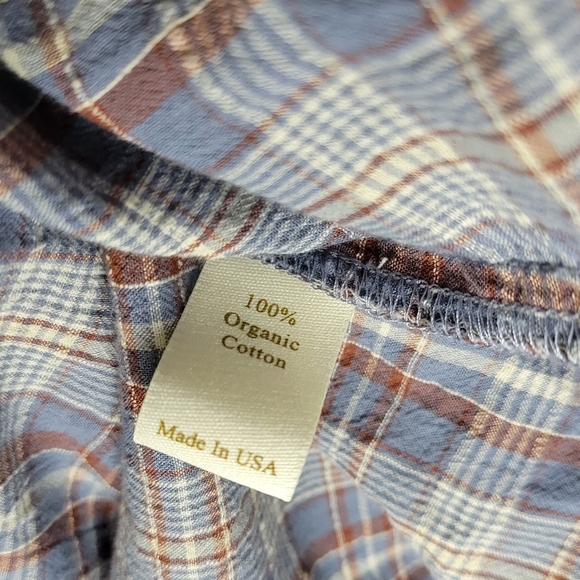 Christy Dawn Darcy dress in blue azure plaid, small - Picture 9 of 9